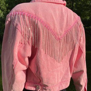 Rhinestone Denim Jacket $60 on our website